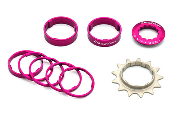 Reduktor kasety BICYKLON Single Speed Pro Kit 13T - Różowy