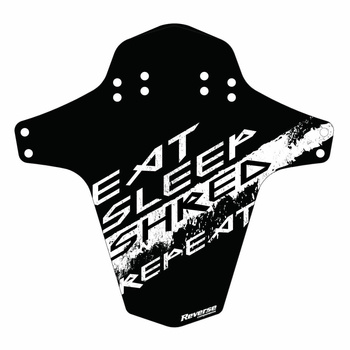 Błotnik REVERSE Mudguard Eat, Sleep, Shred, Repeat - Black/White