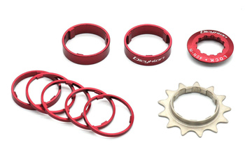 Reduktor kasety BICYKLON Single Speed Pro Kit 13T - Czerwony