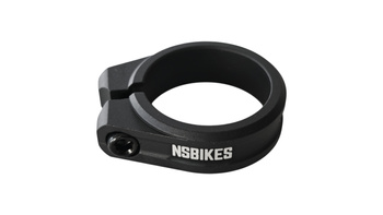 Zacisk podsiodłowy NS BIKES Seat Clamp Bolt-On 34.9mm - Black Matt