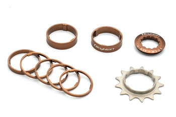 Reduktor kasety BICYKLON Single Speed Pro Kit 13T - Brązowy