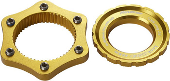 Adapter / Nakrętka tarczy hamulcowej REVERSE Centerlock - Złoty