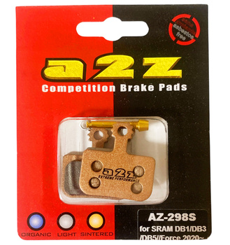 Klocki hamulcowe A2Z Gold metaliczne - SRAM AVID DB1 / DB3 / DB5 / TL / T / Level