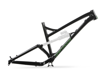 Rama DARTMOOR Blackbird 29 (bez dampera) - Czarny/Forest Green Połysk