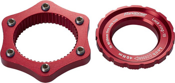 Adapter / Nakrętka tarczy hamulcowej REVERSE Centerlock - Czerwony