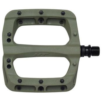 Pedały platformowe HT PA03A - Olive