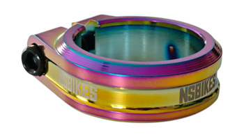 Zacisk podsiodłowy NS BIKES Seat Clamp Bolt-On 34.9mm - Oil Slick