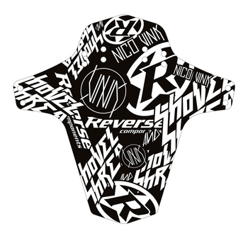 Błotnik REVERSE Mudguard Nico Vink Stickerbomb - Black/White