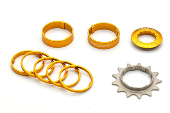 Reduktor kasety BICYKLON Single Speed Pro Kit 13T - Złoty