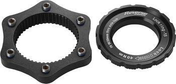 Adapter / Nakrętka tarczy hamulcowej REVERSE Centerlock - Czarny