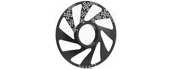 Redukcja kasety 10/11 na 7 biegów DA BOMB Scroll - Czarny