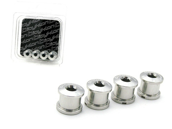 Śruby z kominem do zębatek BICYKLON 4x - Silver