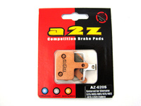 Klocki hamulcowe A2Z Gold metaliczne - Shimano Deore / Tektro Auriga / RST