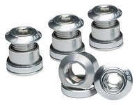 Śruby z kominami REVERSE Chainring Bolt Set - Silver