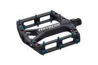 Pedały platformowe REVERSE Black ONE - Black/Light Blue