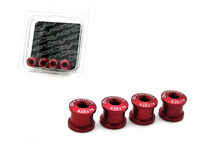 Śruby z kominem do zębatek BICYKLON 4x - Red