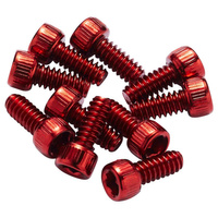 Piny stalowe do pedałów REVERSE Black One / Escape Pro / Base 10szt - Red