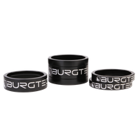 Podkładki pod mostek BURGTEC Stem Spacers - Burgtec Black