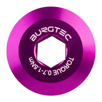 Śruba BURGTEC do korby Shimano - Purple Rain