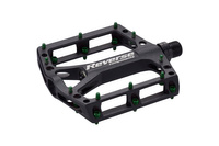 Pedały platformowe REVERSE Black ONE - Black/Green