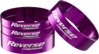 Podkładki dystansowe pod mostek REVERSE Spacer Set - Purple