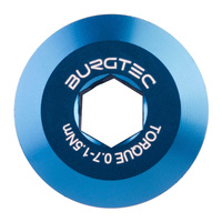 Śruba BURGTEC do korby Shimano - Deep Blue