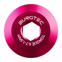 Śruba BURGTEC do korby Shimano - Toxic Barbie Pink