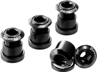 Śruby z kominami REVERSE Chainring Bolt Set - Black