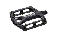 Pedały platformowe REVERSE Black ONE - Black/Green